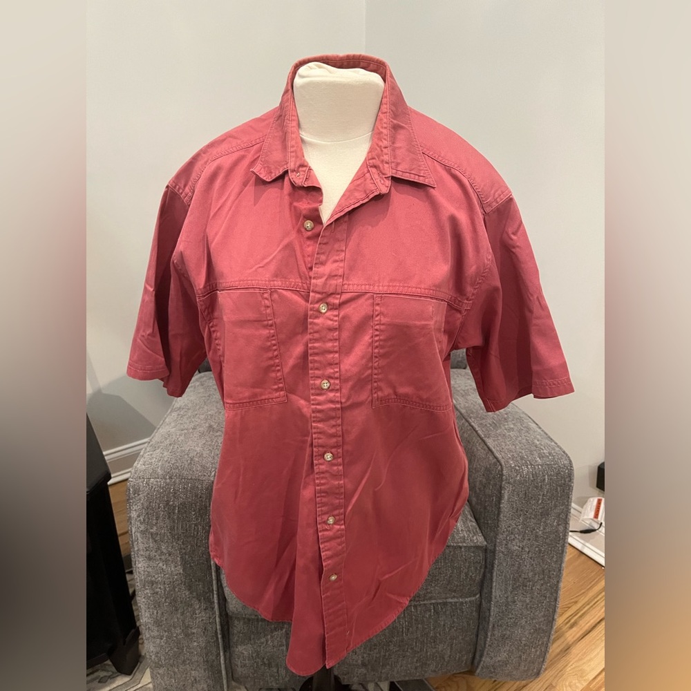Woolrich 100% Cotton Button Down‎ Shirt Size Large